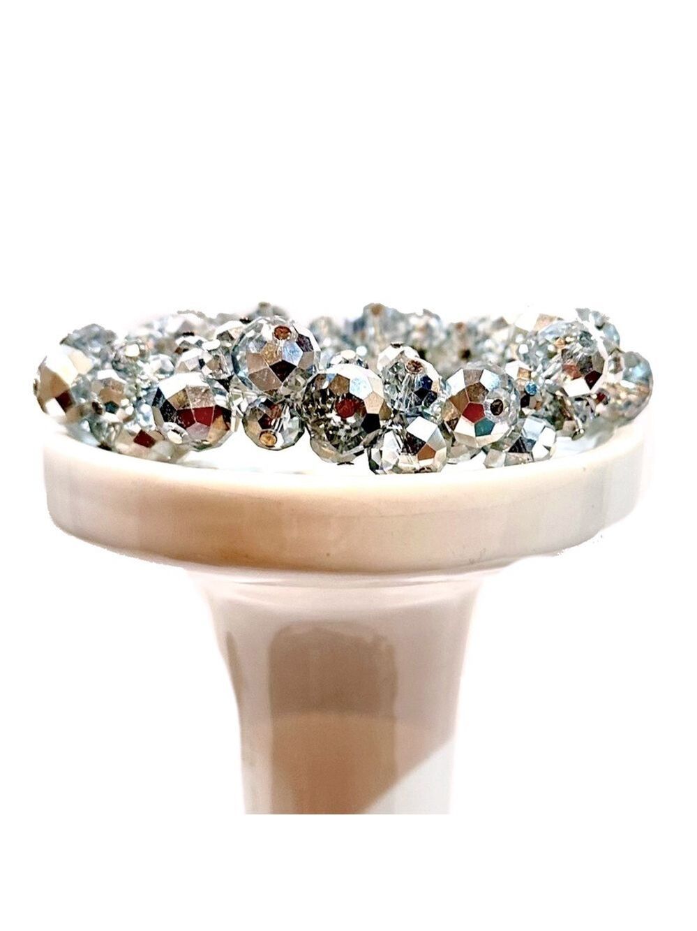 WHITE HOUSE BLACK MARKET Crystal Bauble Elastic Bracelet 💎NEW!💎 - Picture 3 of 7
